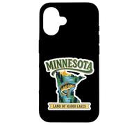 Custodia per iPhone 16 Minnesota, Terra dei 10.000 Laghi: Arte Avventurosa