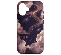 Custodia per iPhone 16 Mistico cielo notturno grafico Pozioni incantate e celesti