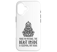 Custodia per iPhone 16 Mitologia vichinga motivazionale - La bestia dentro - Dio Odino