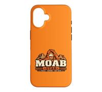 Custodia per iPhone 16 Moab Utah Trails Canyons Red Rock Adventure Design