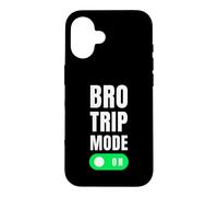 Custodia per iPhone 16 Modalità Bro Trip su divertente scherzo sulle vacanze Bros
