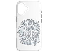 Custodia per iPhone 16 Modello Boho Balena Shark Spirit Animal Art