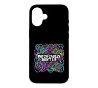 Custodia per iPhone 16 Modular Synthesizer Patch Cables Don't Lie