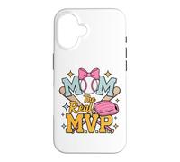 Custodia per iPhone 16 Mom, The Real Most Valuable Person, Funny Baseball