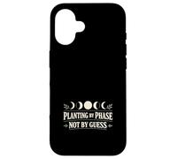 Custodia per iPhone 16 Moon Garden, pianta da giardino lunare di The Moon Gardening