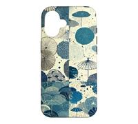 Custodia per iPhone 16 Motivo a cresta fine Rain Edo