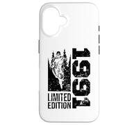 Custodia per iPhone 16 MTB Mountain-Bike bici Nata nel 1991 Compleanno Bicicletta