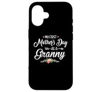 Custodia per iPhone 16 My first Mother's Day as a Granny New Mom Mothers Day 2024