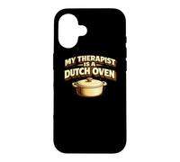 Custodia per iPhone 16 My Therapist Is A Dutch Oven Sourdough Bread Baking Baker