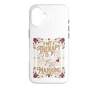 Custodia per iPhone 16 My Therapy Is Mahjong Player Tile Game Art