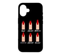 Custodia per iPhone 16 Nail Tech Techniques Nail Boss Nail Polish Art Nail Shapes