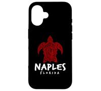 Custodia per iPhone 16 Napoli Florida Sea Turtle Design Naples Beach FL