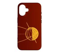 Custodia per iPhone 16 Nerd Vintage Halloween Terra Stagione Pianeta Orbit Corey