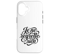 Custodia per iPhone 16 Nessun rimpianto Je Ne Regrette Rien