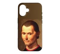 Custodia per iPhone 16 Niccolo Machiavelli Ritratto Pittura Santi 1550