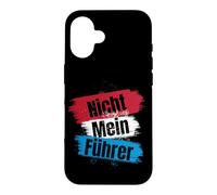 Custodia per iPhone 16 Nicht Mein Führer non è il mio presidente #NotMyPresident