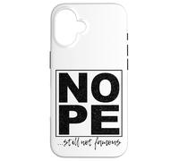 Custodia per iPhone 16 No, ancora non famoso