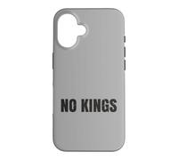 Custodia per iPhone 16 No Kings Niente Re Protesta Democrazia Messaggio