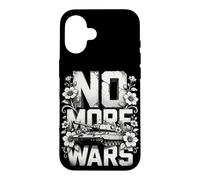 Custodia per iPhone 16 No More Wars Tank With Flowers Peace