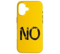 Custodia per iPhone 16 no no anti contro demo dichiarazione pubertà clima mondo