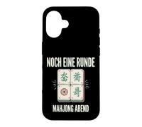 Custodia per iPhone 16 Noch Eine Runde Serata Mahjong Retrò tra Amici
