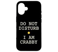 Custodia per iPhone 16 Non disturbare Sono Crabby Crostacei Osservatore