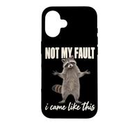 Custodia per iPhone 16 Non è colpa mia, sono venuto come questa arte