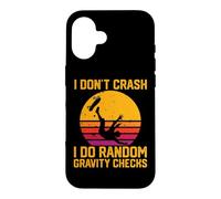 Custodia per iPhone 16 Non mi schianto, faccio Random Gravity Checks sullo skateboard