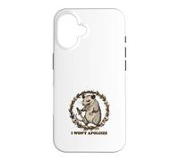 Custodia per iPhone 16 Non mi scuso Opossum