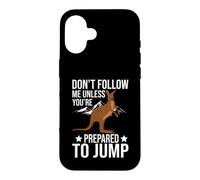 Custodia per iPhone 16 Non seguirmi a meno che tu non sia pronto a saltare Kangoroo