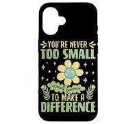 Custodia per iPhone 16 Non sei mai troppo piccolo per fare la differenza