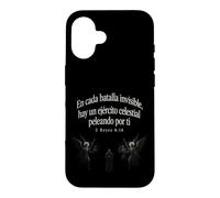 Custodia per iPhone 16 Non temere l'esercito del cielo è con te 2 re 6:16 Spagnolo