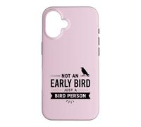 Custodia per iPhone 16 Non un mattiniero solo una persona che osserva gli uccelli