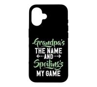 Custodia per iPhone 16 Nonno è il nome e Spoiling is my Game New Grandpa