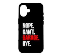 Custodia per iPhone 16 Nope can't garage bye amante delle auto meccanico garage auto ragazzo