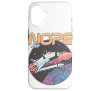 Custodia per iPhone 16 Nope Divertente Astronauta Spazio Missione Pianeta Razzo Scienza