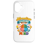 Custodia per iPhone 16 Normalizza Cambiare la tua mente Mindset di crescita divertente