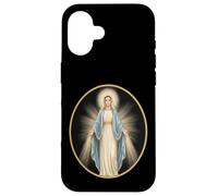 Custodia per iPhone 16 Nostra Signora della Grazia Vergine Cattolica Maria Arte devozionale