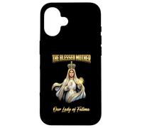 Custodia per iPhone 16 Nostra Signora di Fatima Mariano Cattolica