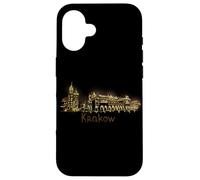 Custodia per iPhone 16 Notte di Cracovia Cracovia Polonia Viaggio Souvenir Città Regalo