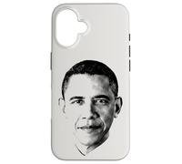 Custodia per iPhone 16 Obama Shirt Missing 44th US Prez Barack H. Obama