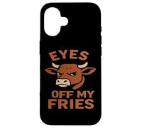 Custodia per iPhone 16 Occhi fuori dalle mie patatine fritte - Angry B