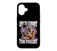 Custodia per iPhone 16 Off To Commit Tom Foolery Raccoon