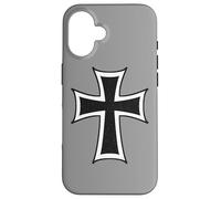 Custodia per iPhone 16 ORDINE TEUTONIC EMBLEMA CROCE CAVALIERI TEUTONICI CROCIATE