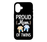 Custodia per iPhone 16 Orgoglioso Mamma Di Fantastici Gemelli Incinta Due Babys Madre