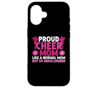 Custodia per iPhone 16 Orgoglioso tifo mamma come una mamma normale ma molto più forte madre
