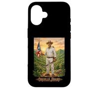 Custodia per iPhone 16 Orgullo Jíbaro Puerto Rico Flag Coqui Heritage
