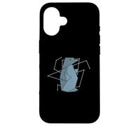Custodia per iPhone 16 Origami Penguin come fresco Forma