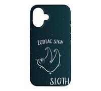 Custodia per iPhone 16 Oroscopo Nato sotto il segno del bradipo zodiacale