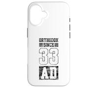 Custodia per iPhone 16 Ortodosso dal 33 d.C. Cristianesimo bizantino orientale